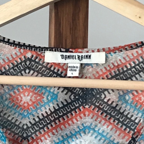 Daniel Rainn Striped Blouse Large - Picture 3 of 4